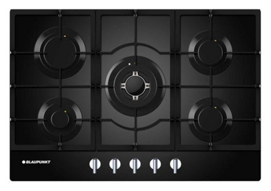 BLAUPUNKT 75CM GAS COOKTOP (BLACK)
