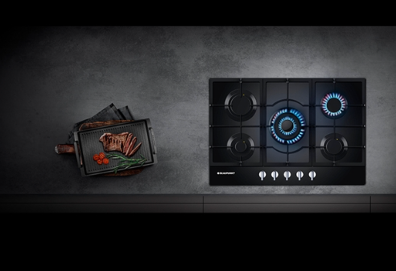 BLAUPUNKT 75CM GAS COOKTOP (BLACK)