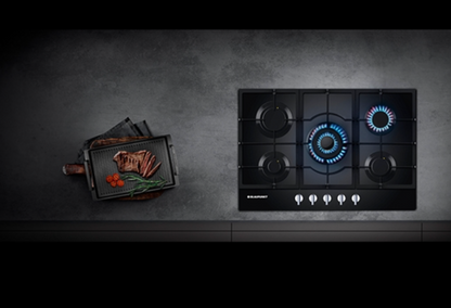 BLAUPUNKT 75CM GAS COOKTOP (BLACK)