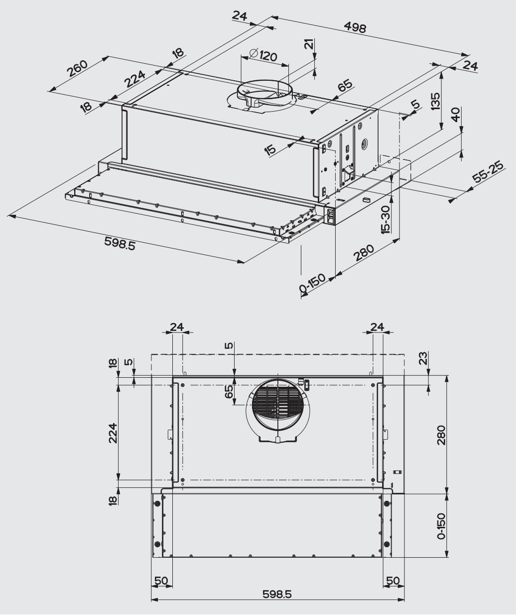 BLAUPUNKT 60CM SLIDEOUT UNDERMOUNT (STAINLESS STEEL)