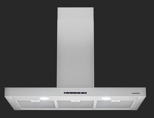 BLAUPUNKT 90CM WALL CANOPY RANGEHOOD MULTI CONTROL (STAINLESS STEEL)