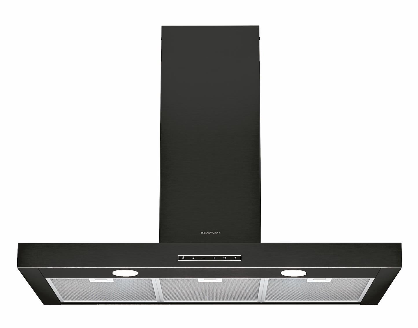 BLAUPUNKT 90CM WALL MOUNTED CANOPY RANGEHOOD AND FLUE (BLACK STAINLESS STEEL)