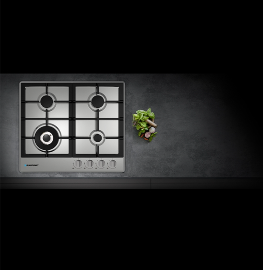BLAUPUNKT 60CM GAS COOKTOP (STAINLESS STEEL)