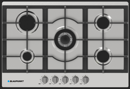 BLAUPUNKT 90CM GAS COOKTOP INC WOK BURNER (STAINLESS STEEL)