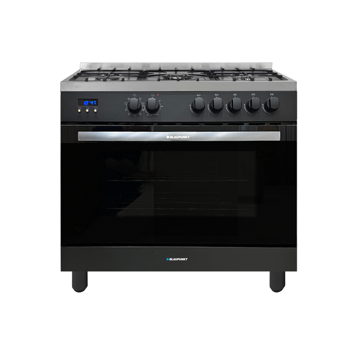 BLAUPUNKT 90CM FREESTANDING OVEN (DARK STEEL & BLACK)