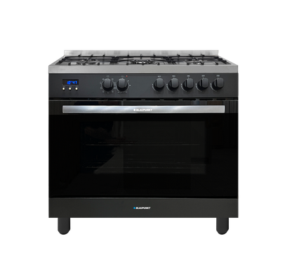 BLAUPUNKT 90CM FREESTANDING OVEN (DARK STEEL & BLACK)