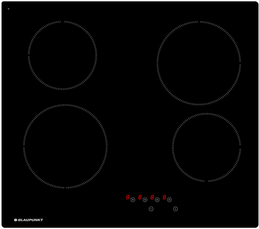 BLAUPUNKT 60CM CERAMIC COOKTOP (BLACK)