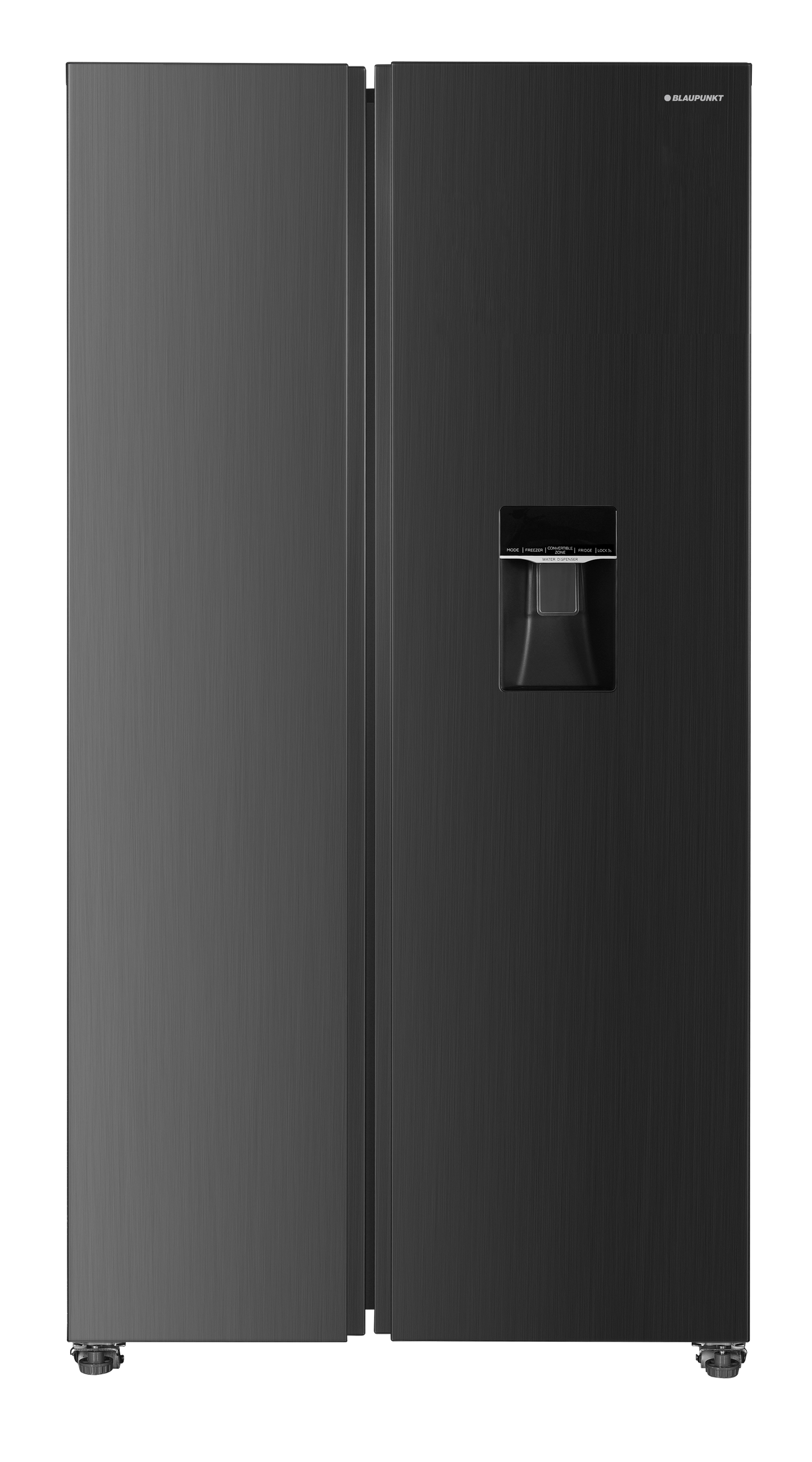 BLAUPUNKT SIDE BY SIDE FRIDGE (DARK STEEL)