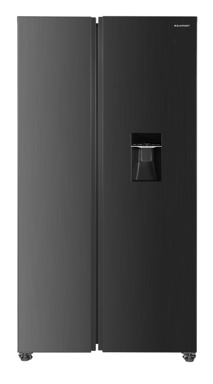 BLAUPUNKT SIDE BY SIDE FRIDGE (DARK STEEL)