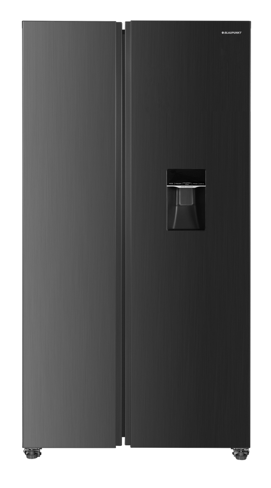 BLAUPUNKT SIDE BY SIDE FRIDGE (DARK STEEL)