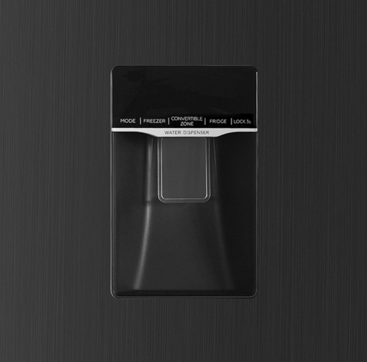 BLAUPUNKT SIDE BY SIDE FRIDGE (DARK STEEL)