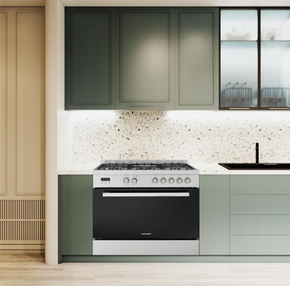 BLAUPUNKT 90CM FREESTANDING OVEN (STAINLESS STEEL)